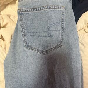 American Eagle Outfitters Light Blue Straight Leg Jeans